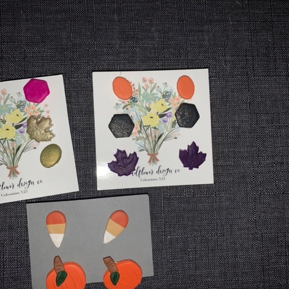 Fall earrings - Picture 4 of 4